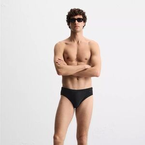 Zara Men's Black Swim briefs